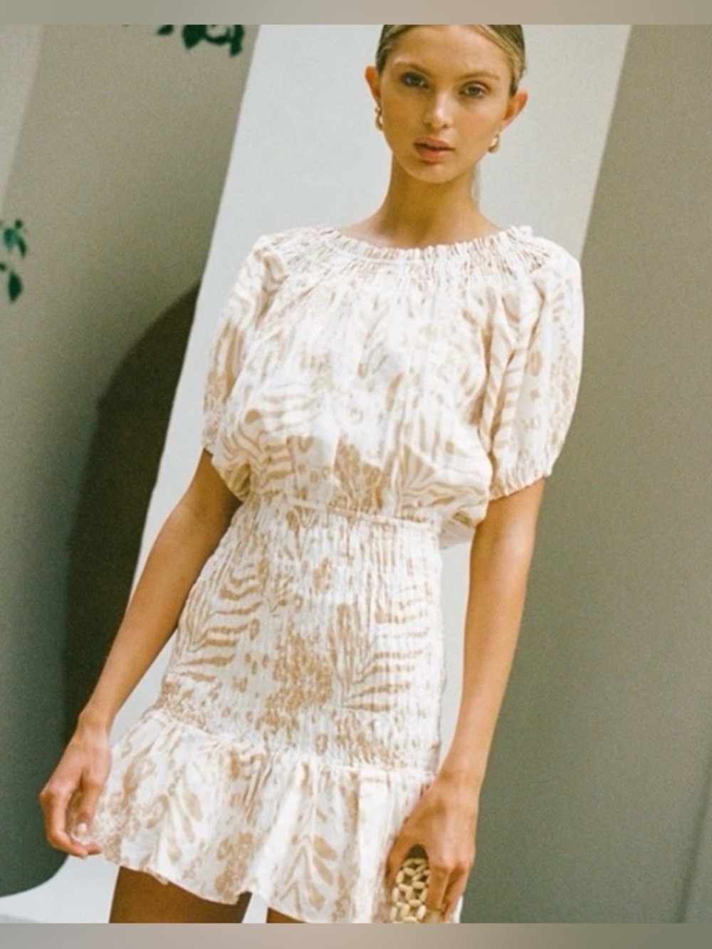 Sabo Luxe Camari Linen Dress Small